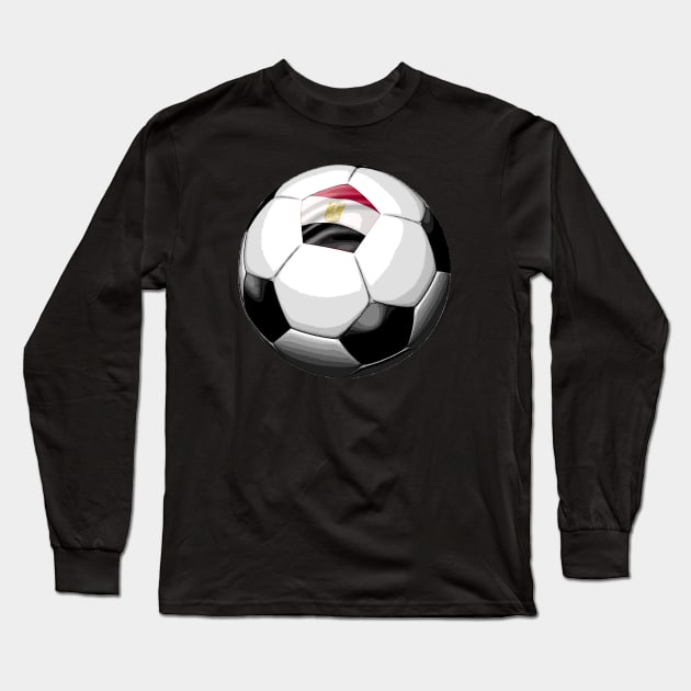 Egypt Soccer Long Sleeve T-Shirt by asaiphoto